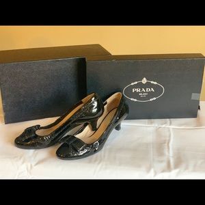 Prada Calzature Donna kitten heels with bow